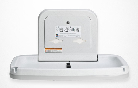 Przewijak Koala KB-200 Poziomy Biały Granit (White Granite) z Technologią MICROBAN®